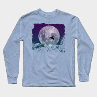 Snowmobile Freestyle - Purple Hue Long Sleeve T-Shirt